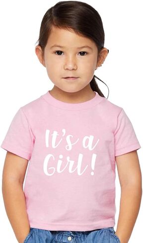 It's a Boy or Girl Short Sleeve Unisex Tee Shirt | Family Matching |Baby, Kids & Adult Sizes 57 in Kuwait
