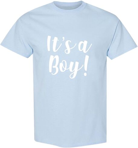 It's a Boy or Girl Short Sleeve Unisex Tee Shirt | Family Matching |Baby, Kids & Adult Sizes 57 in Kuwait