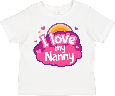 تي شيرت I Love My Nanny Grandchild للأطفال الصغار من Inktastic in Kuwait