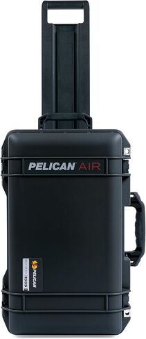 Black Pelican Air 1535 Carry-on Case - with Pick & Pluck Foam - Orange Handles & Latches. in Saudi Arabia