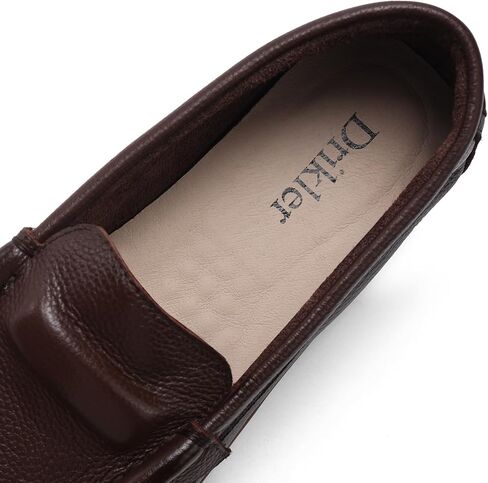 Women's Penny Loafers Wide Toe Box Shoes Leather Comfort Casual Walking Flat Driving Shoes for Work Office Dress Shoes in Saudi Arabia