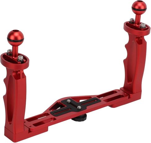 Dual Handle Tray Stabilizer Bracket, Adjustable Diving Underwater Camera Housings, Strong Telescopic Tray with Wrench for Balance in Kuwait