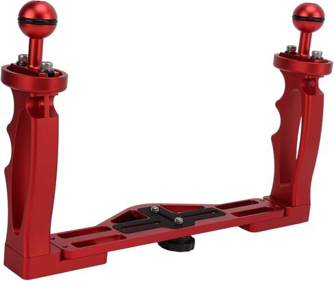 Dual Handle Tray Stabilizer Bracket, Adjustable Diving Underwater Camera Housings, Strong Telescopic Tray with Wrench for Balance in Kuwait