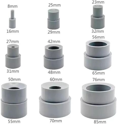 Camera Lens Repair Tool Kit (8-83mm) – 9-Piece Rubber Lens Ring Remover & Filter Wrench Set – Friction Grip Spanner for DSLR, Vintage Lens & Fungus Removal – Non-Marring Opener in Kuwait