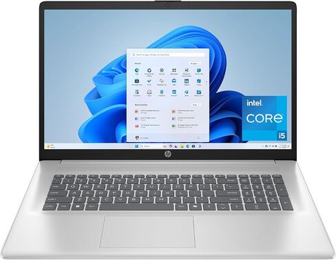جهاز كمبيوتر محمول 17 بوصة ، شاشة FHD ، Intel Core I5-1334U ، ذاكرة وصول عشوائي 16 جيجابايت ، 512 جيجابايت SSD ، Intel Iris XE Graphics ، Windows 11 Home ، Natural Silver ، 17-CN339NR in Kuwait