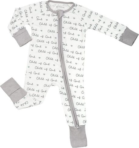 LollyBanks Baby Pajamas, Long Sleeve Baby Romper with 2-Way Zipper, 95% Viscose from Bamboo and 5% Spandex, Infant Sleepers in Saudi Arabia