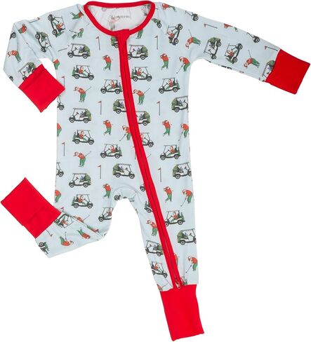LollyBanks Baby Pajamas, Long Sleeve Baby Romper with 2-Way Zipper, 95% Viscose from Bamboo and 5% Spandex, Infant Sleepers in Saudi Arabia