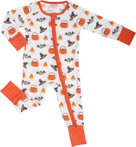 LollyBanks Baby Pajamas, Long Sleeve Baby Romper with 2-Way Zipper, 95% Viscose from Bamboo and 5% Spandex, Infant Sleepers in Saudi Arabia