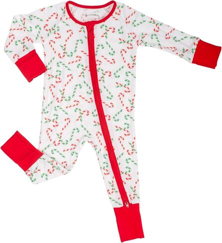 LollyBanks Baby Pajamas, Long Sleeve Baby Romper with 2-Way Zipper, 95% Viscose from Bamboo and 5% Spandex, Infant Sleepers in Saudi Arabia