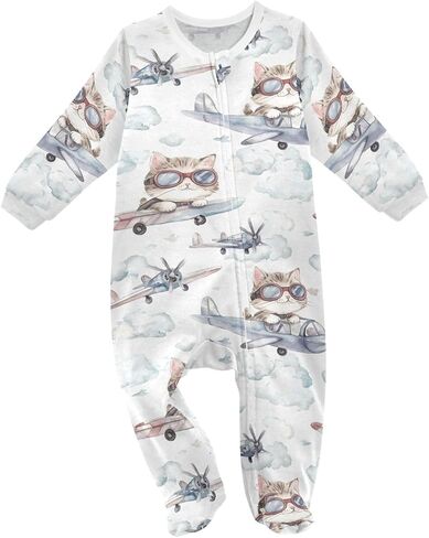 vvfelixl Bernese Mountain Dog Baby Sleepers For Girl Boys Newborn Baby Play One-Piece Footies For 0-24 Months in Kuwait