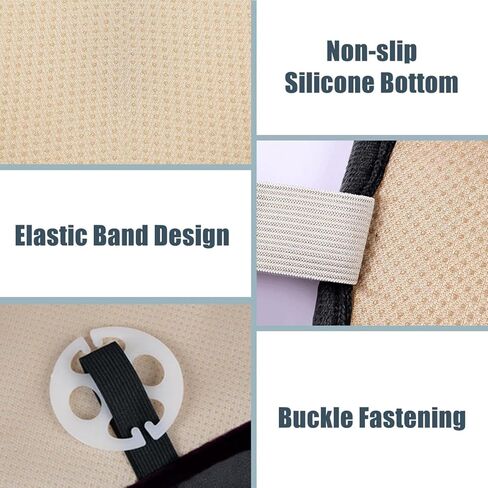 Car Seat Cushion for Touran 1.Gen (1T), Comfortable Soft Auto seat Bottom Protector Mat Universal Front/Rear Pads Accessories,Black-1PS Front in Saudi Arabia