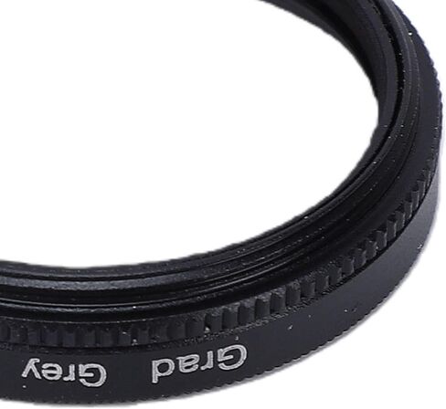 Dpofirs 37mm Graduated Color Filter, Grey Graduated Filter with Aluminum Alloy Frame for Sky Exposure Control, for 37mm Lens Mirrorless and DSLR Cameras in Kuwait