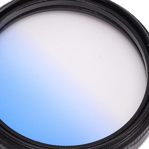 Dpofirs Blue Graduated Filter, 37mm Blue Graduated Color Lens Filter with Aluminum Alloy Frame for Camera Photography, Enhances Sky Color Balance and Provides Lens Protection in Kuwait