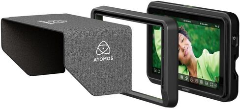 غطاء حماية Atomos Sunhood لشاشة Shinobi II مع هيكل من بلاستيك ABS، ومرفق كبس، وتقليل الوهج (5 بوصات) in Kuwait