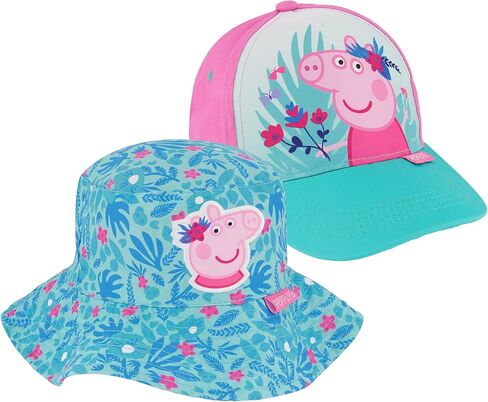 ABG Accessories Batman, Baby Shark, Paw Patrol, Peppa Pig Bucket Hat & Baseball Cap, Toddler Sun Hat for Ages 2-4 in Kuwait