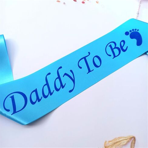 وشاح Magnusson's Garden Daddy to Be لحفلة استقبال الطفل، الأب أثناء المعالجة، هدية لحفلة حفاضات Dadchelor للأب، أفكار هدايا جديدة للأب، صبي أو فتاة، وردي أو أزرق يكشف عن الجنس ديكور in Kuwait