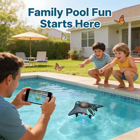 طائرة Aquavision Underwater Drone 2026، تصميم إلكتروني/تركز على التصحيح/الاتصال اللاسلكي، التحكم الذكي في التطبيقات، نقل الصور في الوقت الفعلي، مناسبة للاستكشاف تحت الماء in Kuwait