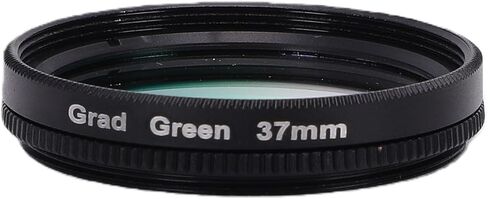 EBTOOLS فلتر أخضر متدرج 37 مم، فلتر ألوان متدرج لعدسة كاميرا DSLR بدون مرآة مع إطار من سبائك الألومنيوم، للتصوير الفوتوغرافي للغابات والأراضي العشبية in Kuwait