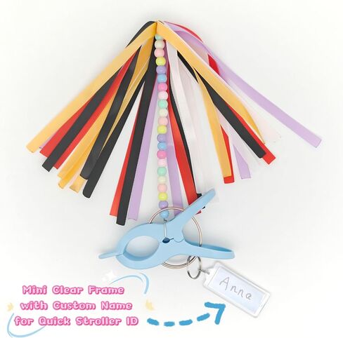 Stroller Flag with Clip Stroller Amusement Park Tag Theme Park Spotter Wheelchair Tag Disney stroller sign in Kuwait