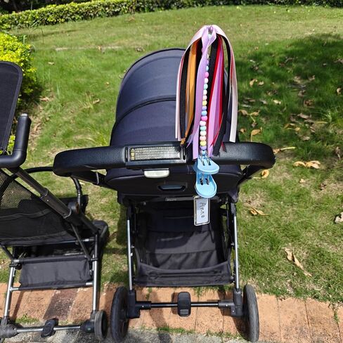 Stroller Flag with Clip Stroller Amusement Park Tag Theme Park Spotter Wheelchair Tag Disney stroller sign in Kuwait