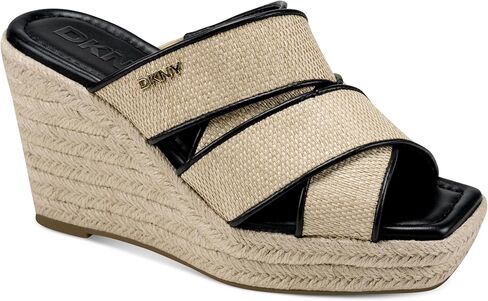 صندل نسائي من DKNY Cresson Espadrille Strappy Wedge in Kuwait