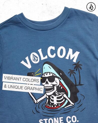 Volcom Baby Boys Shorts Set - 3 Piece Boys Graphic TShirts Tees & Toddler Shorts Set - Kids Clothing Set in Saudi Arabia
