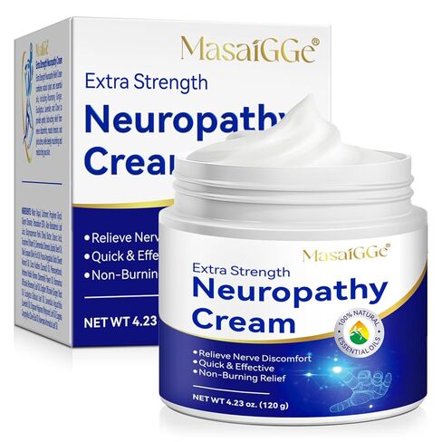 Neuropathy Nerve Relief Cream, Nerve Comfort Cream with Natural Ingredients, Neuropathy Soothing Cream for Feet Extra Strength - Non-Greasy Moisturizing Cream for Feet, Legs, Hand, 4.23 oz in Kuwait