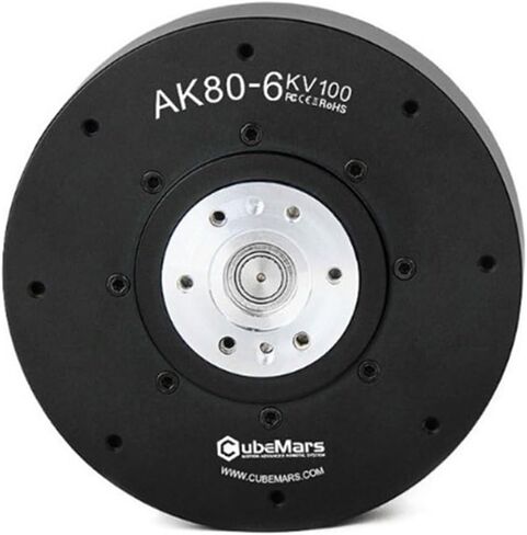 محرك سيرفو آلي AK80-6 KV100 مع سائق متكامل لحافلة CAN لمفاصل الروبوت البشري (مع لوحة القيادة) in Kuwait
