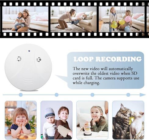 Mini Camera HD 1080P Small Camera Wireless Nanny Cam with Night Vision Motion Detection Remote View, WiFi Hidden Camera Indoor Security Camera for Home Pets in Kuwait
