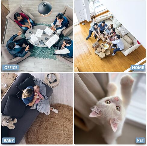 Mini Camera HD 1080P Small Camera Wireless Nanny Cam with Night Vision Motion Detection Remote View, WiFi Hidden Camera Indoor Security Camera for Home Pets in Kuwait