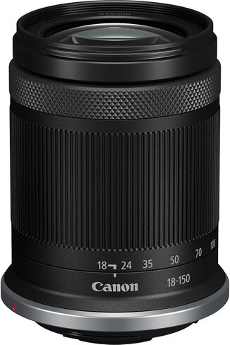 Canon RF-S مقاس 18-150 مم f/3.5-6.3 عبارة عن حزمة عدسات STM | تكبير APS-C الكل في واحد مع تثبيت الصورة البصري والتركيز البؤري التلقائي STM السلس والنطاق البؤري الواسع | رائعة للسفر والفيديو (5564C002) + مجموعة الفلتر + المزيد in Kuwait