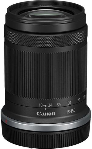 Canon RF-S مقاس 18-150 مم f/3.5-6.3 عبارة عن حزمة عدسات STM | تكبير APS-C الكل في واحد مع تثبيت الصورة البصري والتركيز البؤري التلقائي STM السلس والنطاق البؤري الواسع | رائعة للسفر والفيديو (5564C002) + مجموعة الفلتر + المزيد in Kuwait