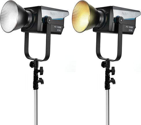 Nanlite FC-720B 750W Bi-Color LED Spotlight, 2700K-6500K High Output COB Video Light, CRI 96 TLCI 98, Bowens Mount,App Control, DMX/RDM, for Film Studio Photography Lighting in Kuwait