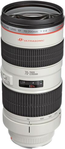 Canon EF 70-200mm f/2.8L USM Lens Bundle | Professional L-Series Telephoto Zoom with Constant f/2.8 Aperture & Fast Ring-Type USM AF | Great for Sports & Events (2569A004) + Filter Kit + More in Kuwait