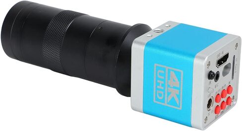 كاميرا مجهرية بدقة 4K UHD HDMI، ومستشعر CMOS بدقة 41 ميجابكسل، ومواد ممتازة، وعدسة تثبيت 150X C، وتطبيق واسع للإلكترونيات الدقيقة، والمجوهرات (قابس الولايات المتحدة) in Kuwait