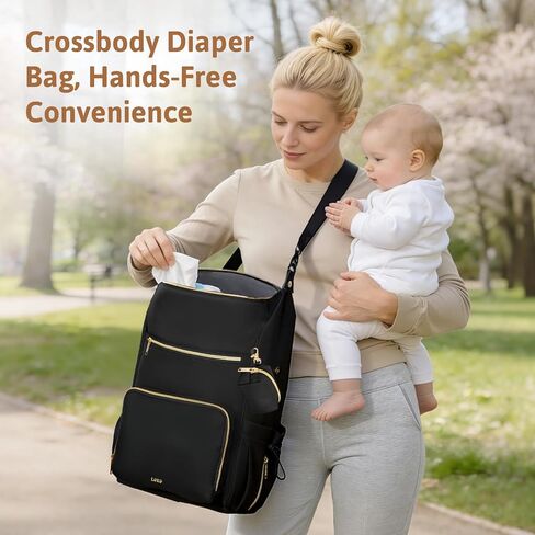 Lekesky Pañaleras para bebe, Diaper Bag Backpack for Baby, Large Capacity Diaper Bag with 16 Pockets, 1.52lb Lightweight Waterproof Diaper Backpack with Changing Pad, Stroller Bag for Mom Dad Travel in Saudi Arabia