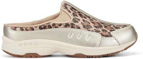 Easy Spirit Traveltime Women's Slip On, 9 E US, Gold-Leopard in Kuwait