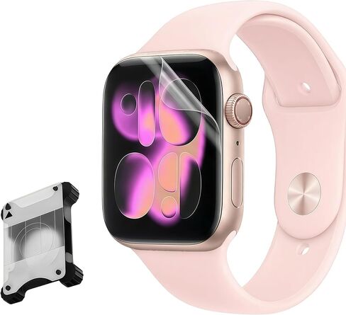 واقي شاشة لساعة Apple (عبوة من قطعتين)، متوافق مع طبقة TPU مع 42 مم Apple Watch Series 11 (2025)/Series 10، شفاف عالي الدقة، مضاد للخدش، خالي من الفقاعات، تغطية كاملة، صديق للحافظة in Saudi Arabia