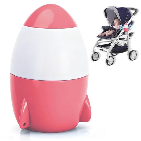 Portable Stroller Rocker, Baby Vibrating Soother with 5 Speed Settings and 40-Minute Timer - Fits Pushchairs & Prams and Strollers (Black) in Kuwait
