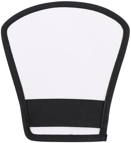 2-in-1 Silver/White Camera Flash Diffuser Double-Sided Flash Softbox Photo Light Reflector for Cameras Difusor Flash in Kuwait
