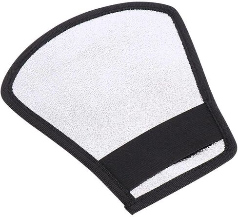 2-in-1 Silver/White Camera Flash Diffuser Double-Sided Flash Softbox Photo Light Reflector for Cameras Difusor Flash in Kuwait