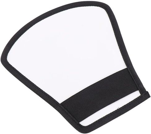 2-in-1 Silver/White Camera Flash Diffuser Double-Sided Flash Softbox Photo Light Reflector for Cameras Difusor Flash in Kuwait
