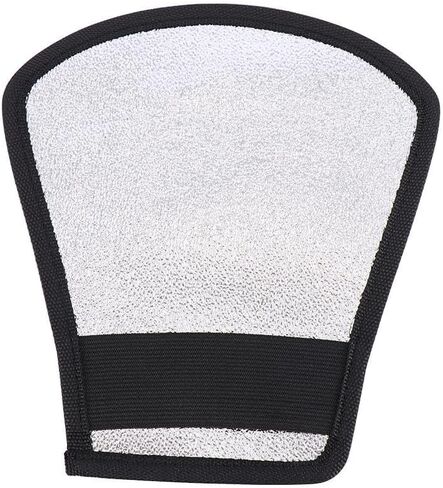 2-in-1 Silver/White Camera Flash Diffuser Double-Sided Flash Softbox Photo Light Reflector for Cameras Difusor Flash in Kuwait