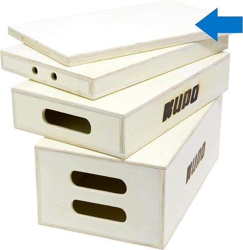 Kupo Apple Box Pancake مقاس 20 بوصة × 12 بوصة × 1 بوصة، منصة بمقبض من خشب البتولا مكونة من 9 طبقات مع حواف ناعمة ومستديرة للاستخدام في الاستوديو والمجموعة (KG087011) in Kuwait