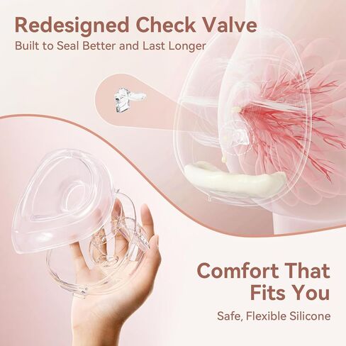 Wearable Electric Breast Pump, Hands-Free Portable Electric Pump with 3 Modes & 12 Intensive Levels, Whisper-Quiet & Lightweight for Travel, Custom Fit with 15/18/21/24mm Flanges(2 Pack) in Saudi Arabia