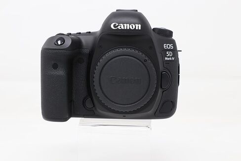 مجموعة كاميرا Canon EOS 5D Mark IV DSLR + EF 24-105mm f3.5-5.6 is STM + EF 75-300mm f4-5.6 III + Canon EF 50mm f1.8 STM، أسود، بالحجم الكامل (1483C010) (متجدد) in Kuwait