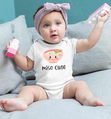 ميسو لطيف ارتداءها السوشي Kawaii إعلان الحمل لحديثي الولادة مضحك الغذاء الطفل القادم دش المنزل in Kuwait