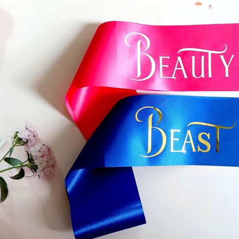 Daddy to Be Beast Behind the Bump Sash لحفلة استقبال المولود الجديد، ديكور يكشف عن الجنس للجمال والوحش، الأب الجديد، هدية بابا الطفل، صبي أو فتاة، ديكورات حفلات Dadchelor باللون الوردي أو الأزرق in Kuwait