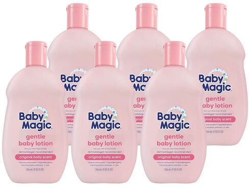 لوشن الأطفال اللطيف بالفيتامينات والصبار من بيبي ماجيك، رائحة الأطفال الأصلية، عدد 6 in Kuwait