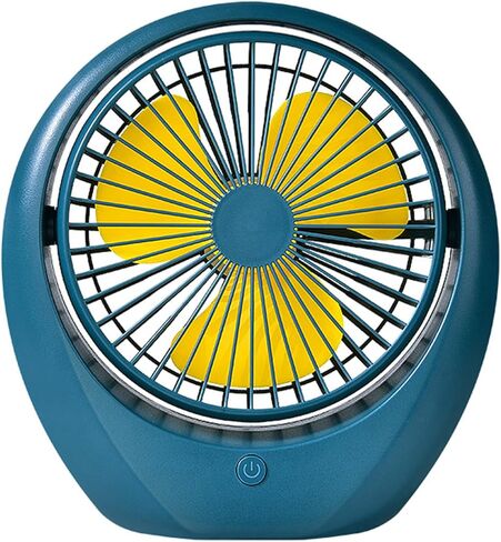 USB Fan Quiet 3Speeds Quiet USB Rechargeable for Home and Powerful Cooling Adjust Fan in Saudi Arabia